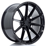 Cerchio in Lega JAPAN RACING JR37 21x9.5 ET0-35 5H con foratura su misura Glossy Black