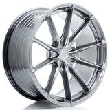 Cerchio in Lega JAPAN RACING JR37 21x10 ET10-41 5H con foratura su misura Hyper Black