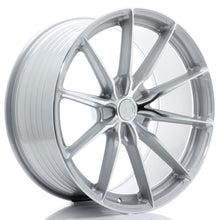 Load image into Gallery viewer, Cerchio in Lega JAPAN RACING JR37 21x11 ET11-55 5H con foratura su misura Silver Machined Face