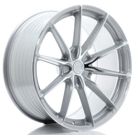 Cerchio in Lega JAPAN RACING JR37 21x11 ET11-55 5H con foratura su misura Silver Machined Face
