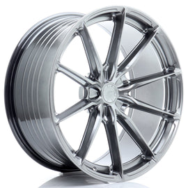 Cerchio in Lega JAPAN RACING JR37 21x11,5 ET17-60 5H con foratura su misura Hyper Black