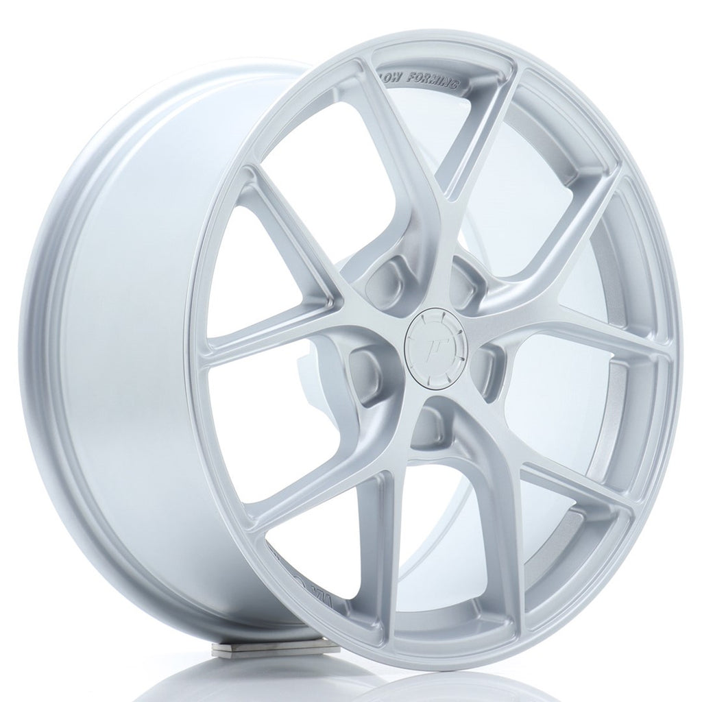 Cerchio in Lega JAPAN RACING SL01 17x9 ET20-50 5H con foratura su misura Matt Silver
