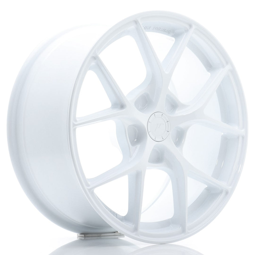 Cerchio in Lega JAPAN RACING SL01 17x9 ET20-50 5H con foratura su misura White