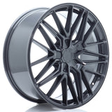 Cerchio in Lega JAPAN RACING JR38 21x9 ET10-52 5H con foratura su misura Hyper Gray