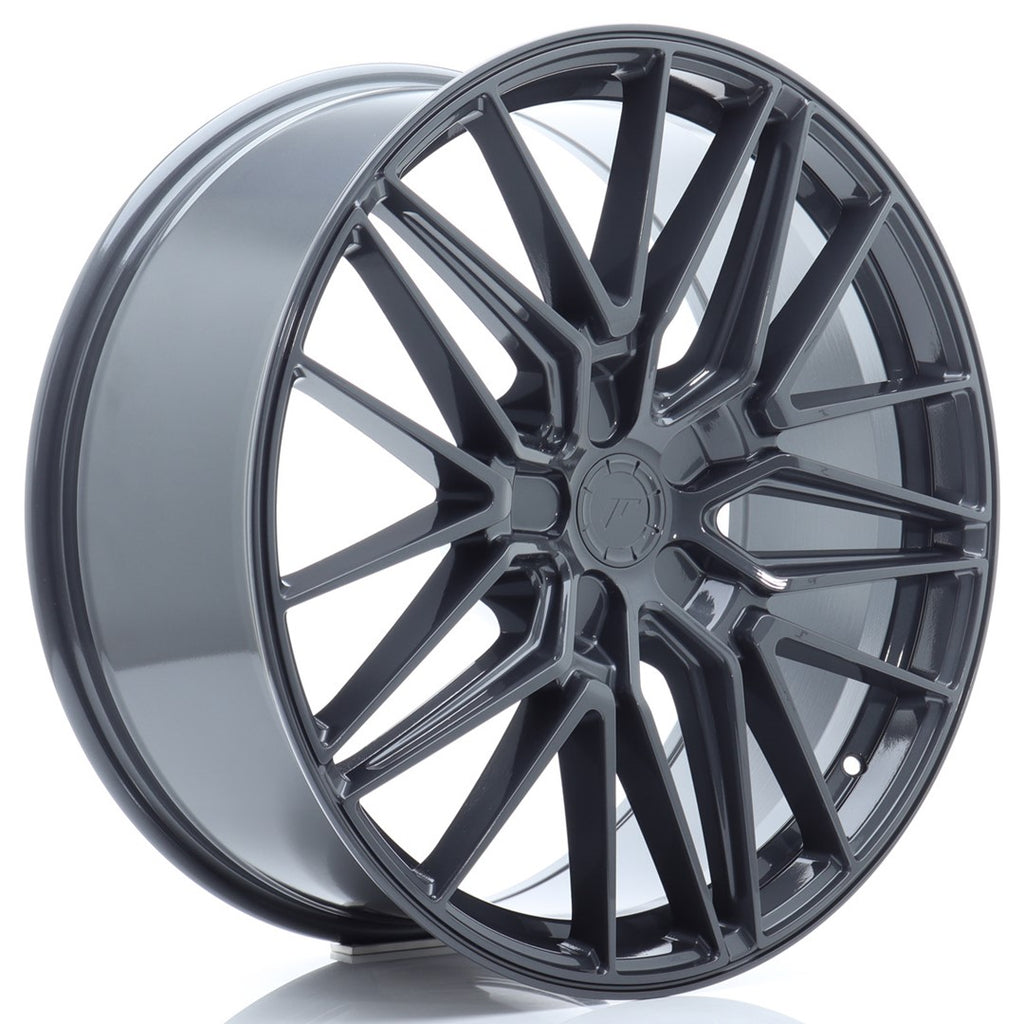 Cerchio in Lega JAPAN RACING JR38 21x9.5 ET14-58 5H con foratura su misura Hyper Gray