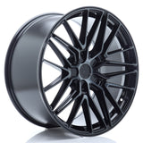 Cerchio in Lega JAPAN RACING JR38 21x10.5 ET10-46 5H con foratura su misura Black Brushed w/Tinted Face