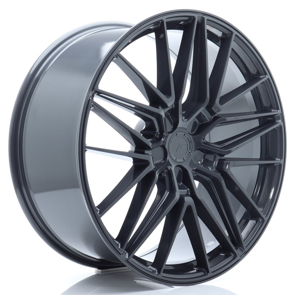 Cerchio in Lega JAPAN RACING JR38 22x9 ET10-45 5H con foratura su misura Hyper Gray