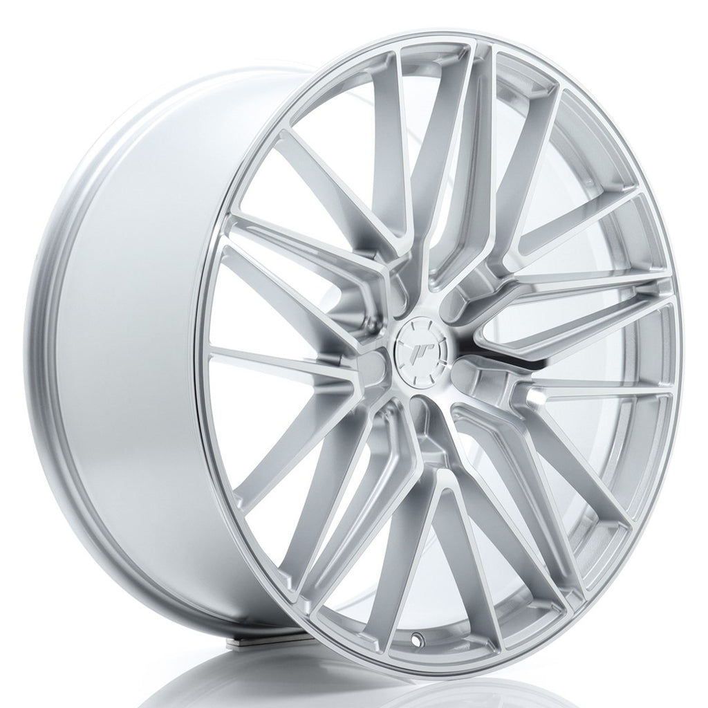 Cerchio in Lega JAPAN RACING JR38 22x9,5 ET0-35 5H con foratura su misura Silver Machined Face