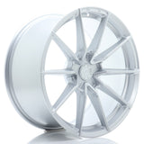 Cerchio in Lega JAPAN RACING SL02 Flow Formed 19x9.5 ET20-45 5H con foratura su misura Matt Silver