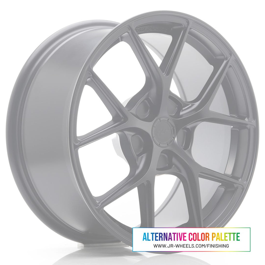Cerchio in Lega JAPAN RACING SL01 17x8 ET20-45 5H con foratura su misura Custom Finish