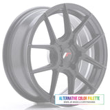 Cerchio in Lega JAPAN RACING JR30 17x7 ET20-40 5H con foratura su misura Custom Finish