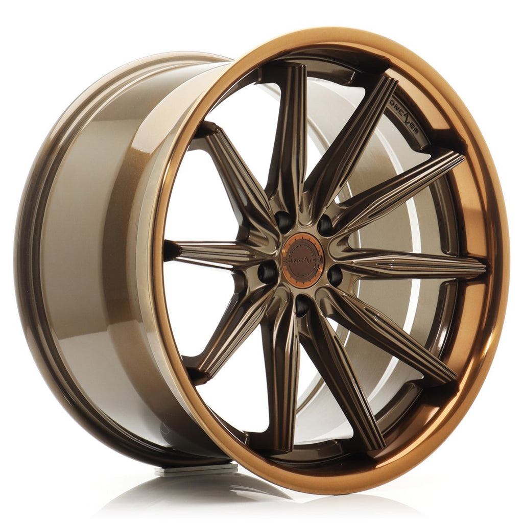 Cerchio in Lega CONCAVER CVR8 20x10.5 ET10-53 con foratura su misura Glossy Bronze