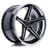 Cerchio in Lega CONCAVER CVR9 20x9 ET45 5x108 Black Diamond Cut