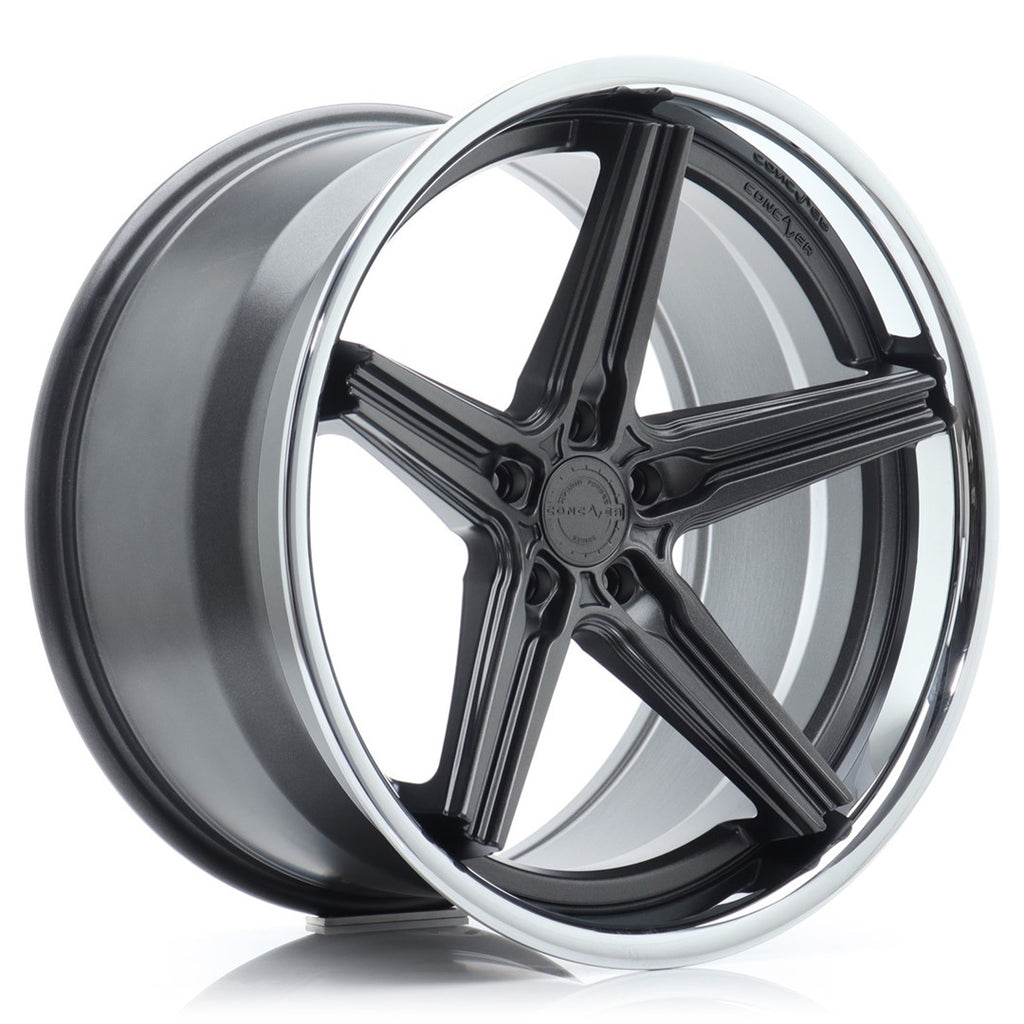 Cerchio in Lega CONCAVER CVR9 20x10 ET10-47 con foratura su misura Carbon Graphite