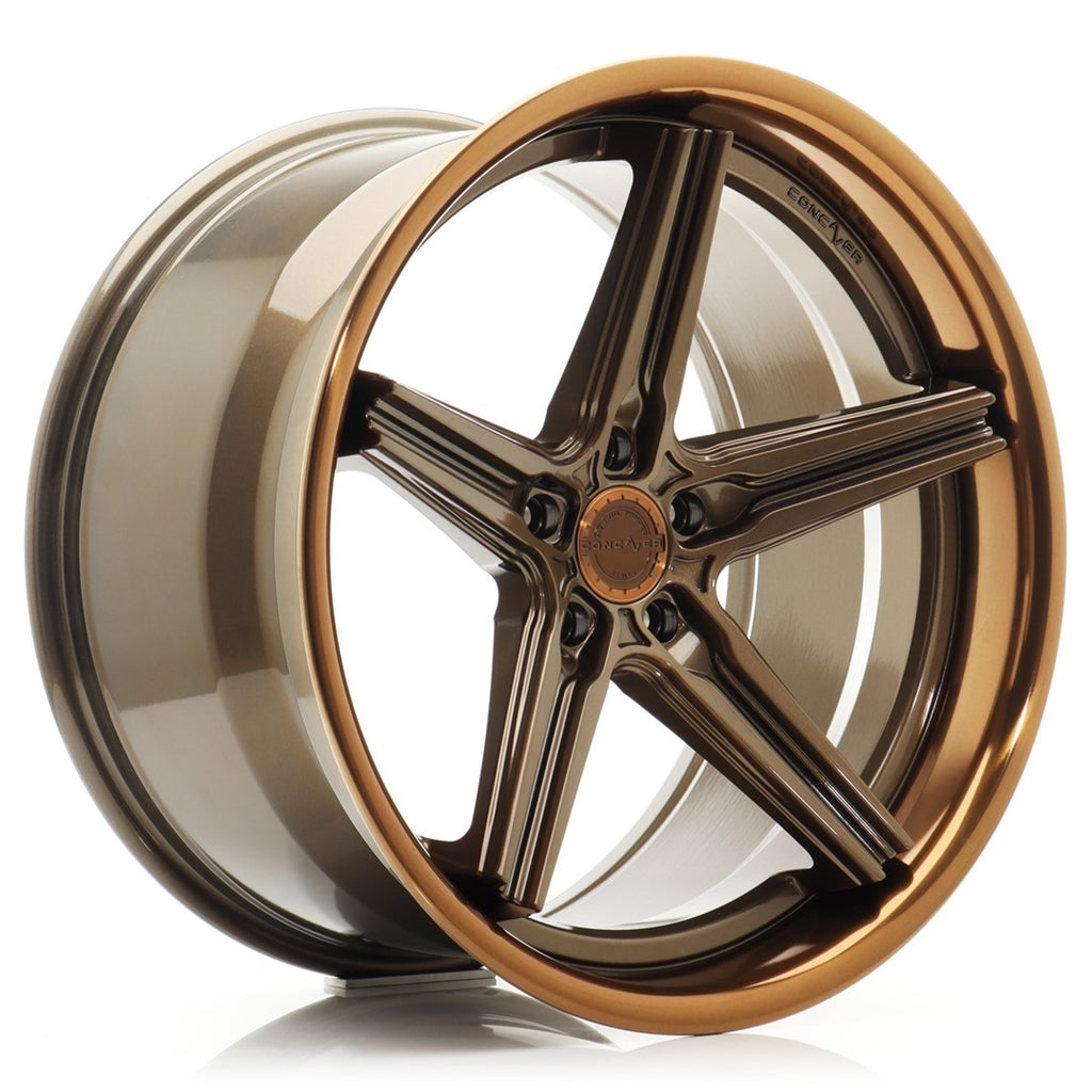 Cerchio in Lega CONCAVER CVR9 20x10.5 ET10-53 con foratura su misura Glossy Bronze