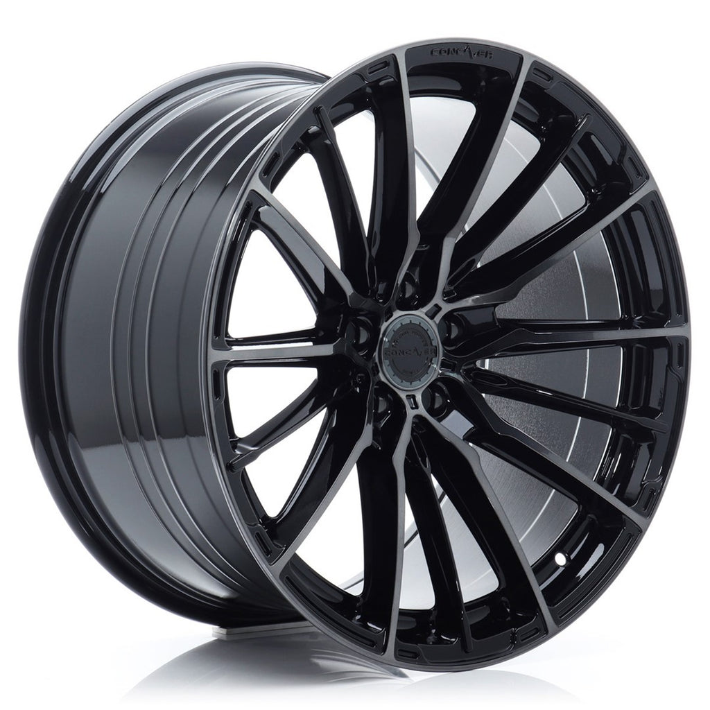 Cerchio in Lega CONCAVER CVR7 19x10 ET20-51 con foratura su misura Double Tinted Black