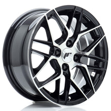 Carica l'immagine nel visualizzatore di Gallery, Cerchio in Lega JAPAN RACING JR28 15x7 ET25 4x100 Gloss Black Machined Face