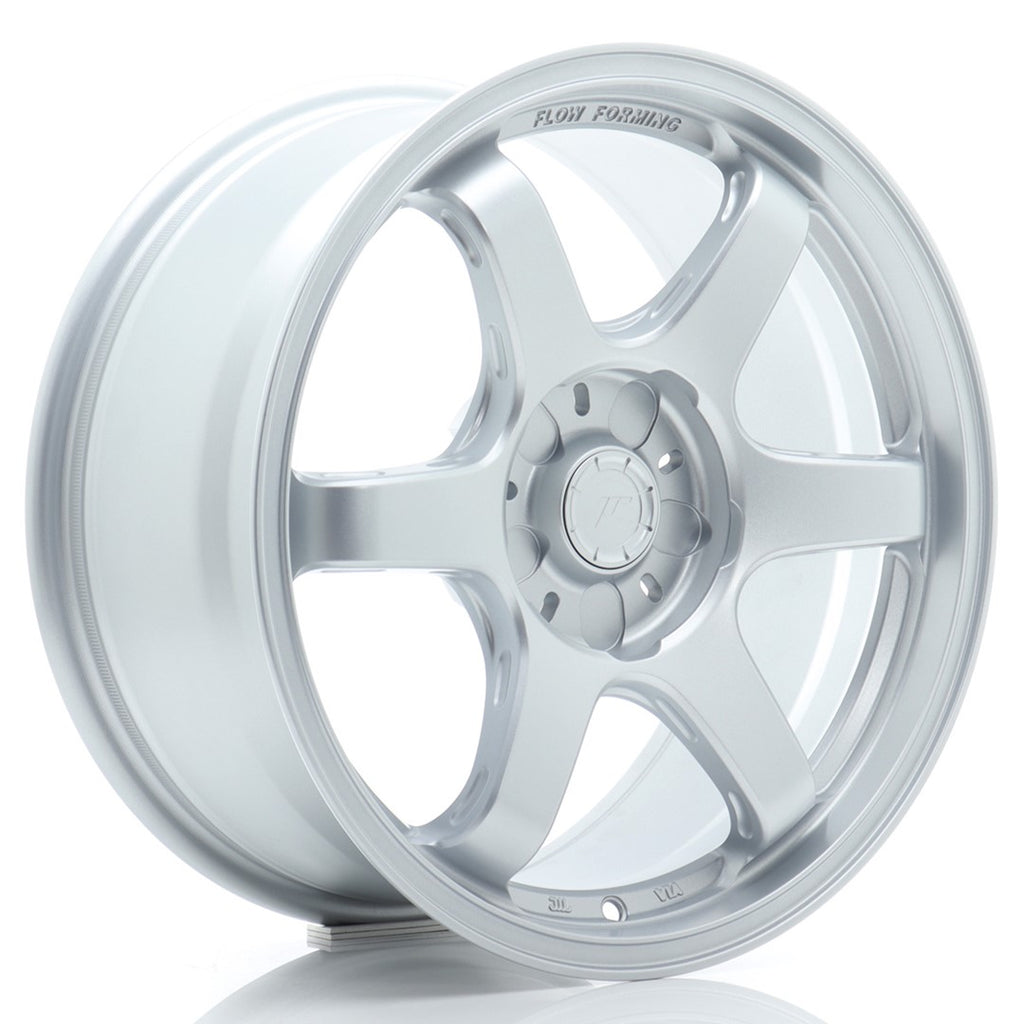 Cerchio in Lega JAPAN RACING SL03 Flow Formed 17x8 ET20-42 5H con foratura su misura Matt Silver