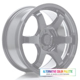 Cerchio in Lega JAPAN RACING SL03 17x9 ET32-50 5H con foratura su misura Custom Finish