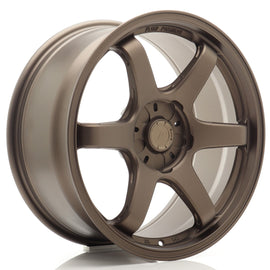 Cerchio in Lega JAPAN RACING SL03 18x8 ET20-35 5H con foratura su misura Matt Bronze