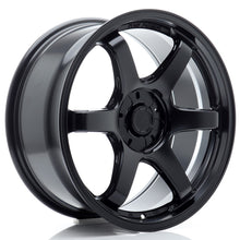 Load image into Gallery viewer, Cerchio in Lega JAPAN RACING SL03 18x8.5 ET20-42 5H con foratura su misura Matt Black