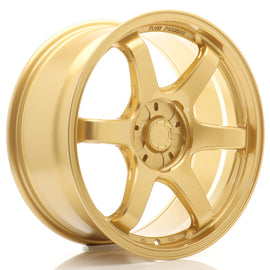 Cerchio in Lega JAPAN RACING SL03 18x8,5 ET20-42 5H con foratura su misura Gold