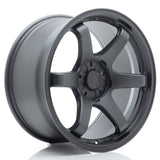 Cerchio in Lega JAPAN RACING SL03 18x9.5 ET20-38 5H con foratura su misura Matt Gun Metal