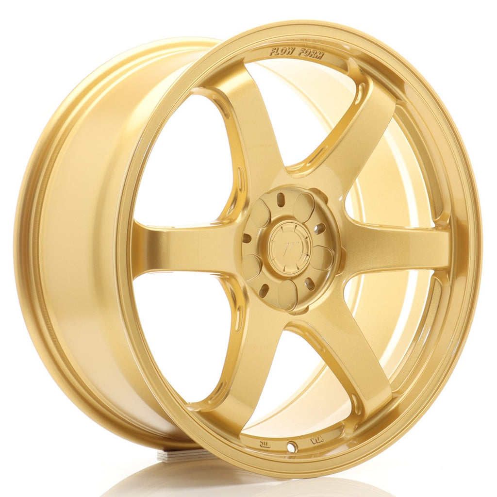 Cerchio in Lega JAPAN RACING SL03 19x8 ET20-35 5H con foratura su misura Gold