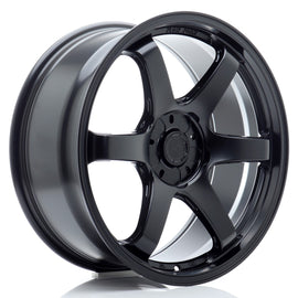Cerchio in Lega JAPAN RACING SL03 19x8.5 ET20-42 5H con foratura su misura Matt Black