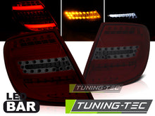 Carica l'immagine nel visualizzatore di Gallery, Fanali Posteriori Fumé Rossi LED BAR per Mercedes Classe C (W204) 2007-2010
