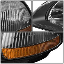 Carica l'immagine nel visualizzatore di Gallery, Fari Anteriori JDM Style SK-Import Neri Frecce Ambrate Honda Civic EK EJ Pre Facelift Phase 1 - foto 2