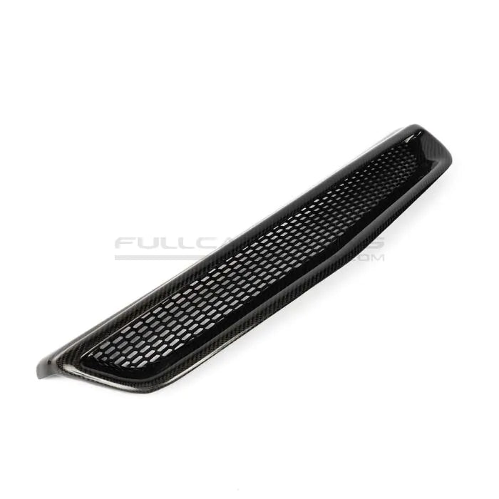 CarbonWorks Griglia stile Type R in carbonio per Honda Civic EP1/EP2/EP3/EK9 1999-2001 (restyling) - foto 2