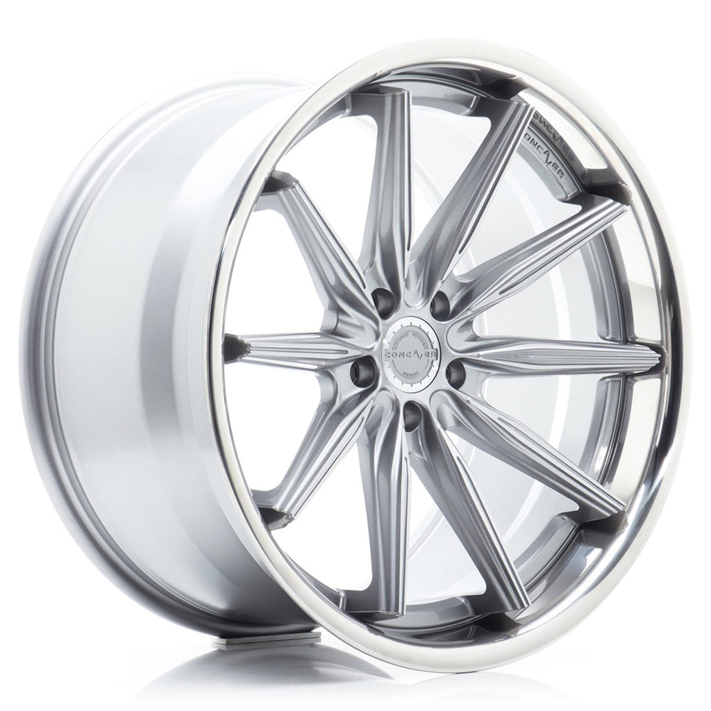 Cerchio in Lega CONCAVER CVR8 21x10.5 ET10-46 con foratura su misura Brushed Titanium