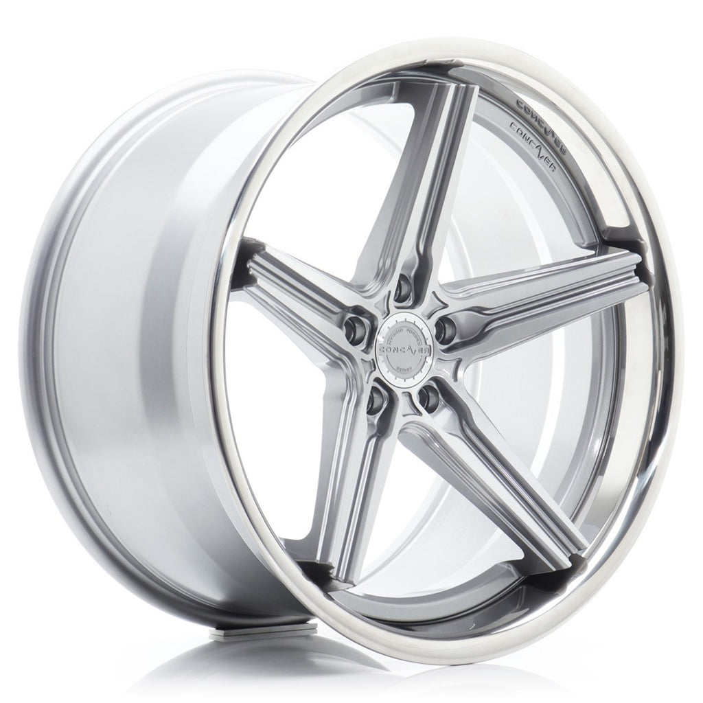 Cerchio in Lega CONCAVER CVR9 19x8,5 ET20-48 con foratura su misura Brushed Titanium
