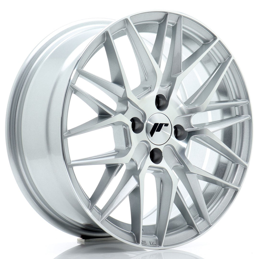 Cerchio in Lega JAPAN RACING JR28 16x7 ET40 4x100 Silver Machined Face