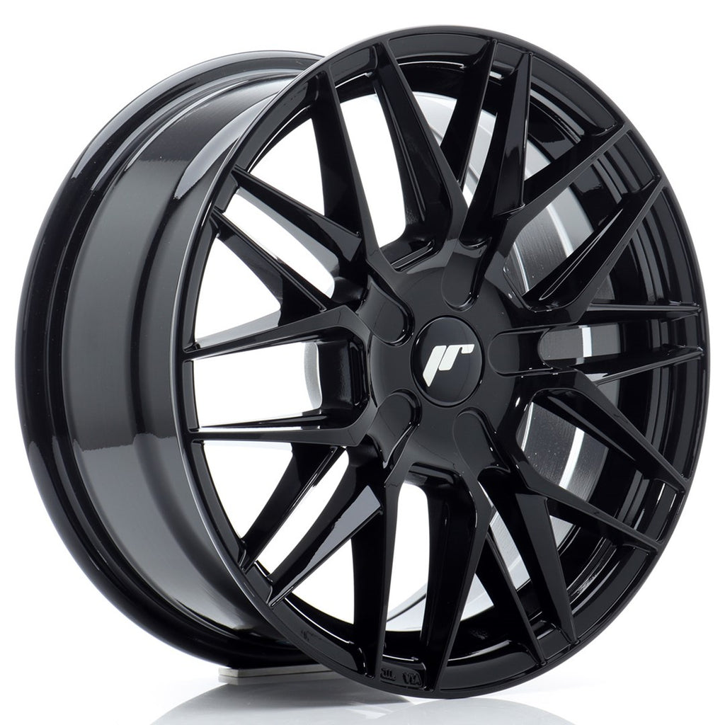 Cerchio in Lega JAPAN RACING JR28 16x7 ET20-40 con foratura su misura Gloss Black