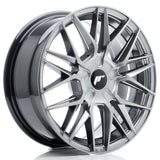 Cerchio in Lega JAPAN RACING JR28 16x7 ET20-40 con foratura su misura Hyper Black