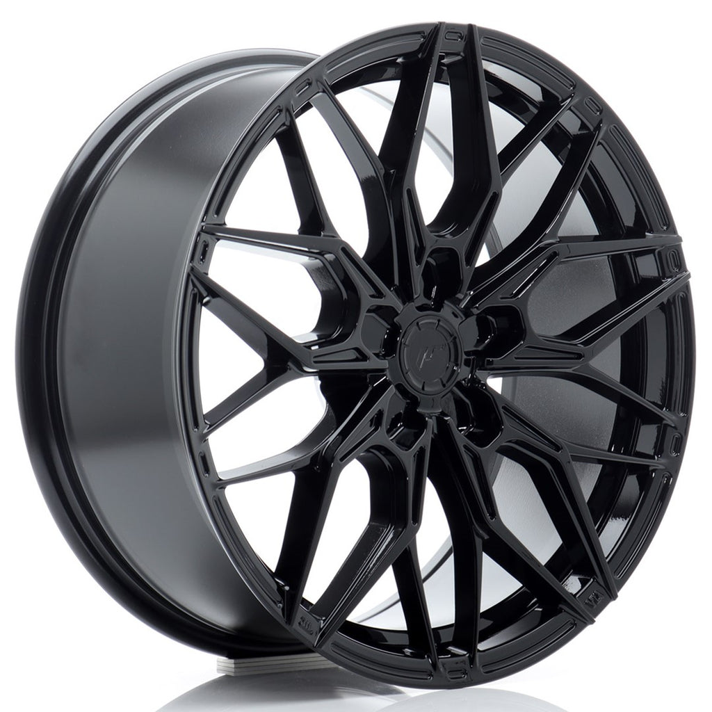 Cerchio in Lega JAPAN RACING JR46 18x8 ET20-45 5H con foratura su misura Gloss Black