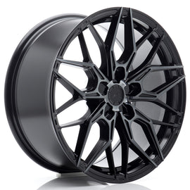 Cerchio in Lega JAPAN RACING JR46 18x8 ET20-45 5H con foratura su misura Black Machined w/ Tinted Face