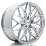 Cerchio in Lega JAPAN RACING JR46 19x9 ET20-51 5H con foratura su misura Silver w/Machined Face