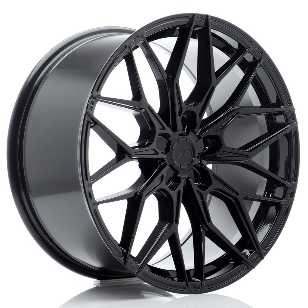 Cerchio in Lega JAPAN RACING JR46 19x10 ET15-51 5H con foratura su misura Gloss Black