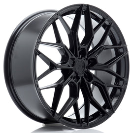 Cerchio in Lega JAPAN RACING JR46 20x8.5 ET20-45 5H con foratura su misura Gloss Black