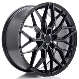 Cerchio in Lega JAPAN RACING JR46 20x8.5 ET20-45 5H con foratura su misura Black Machined w/ Tinted Face