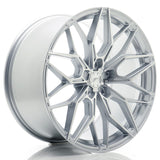 Cerchio in Lega JAPAN RACING JR46 20x9 ET20-35 5H con foratura su misura Silver w/ Machined Face