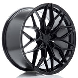 Cerchio in Lega JAPAN RACING JR46 20x9,5 ET20-40 5H con foratura su misura Gloss Black