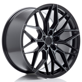 Cerchio in Lega JAPAN RACING JR46 20x10 ET20-46 5H con foratura su misura Black Machined w/ Tinted Face