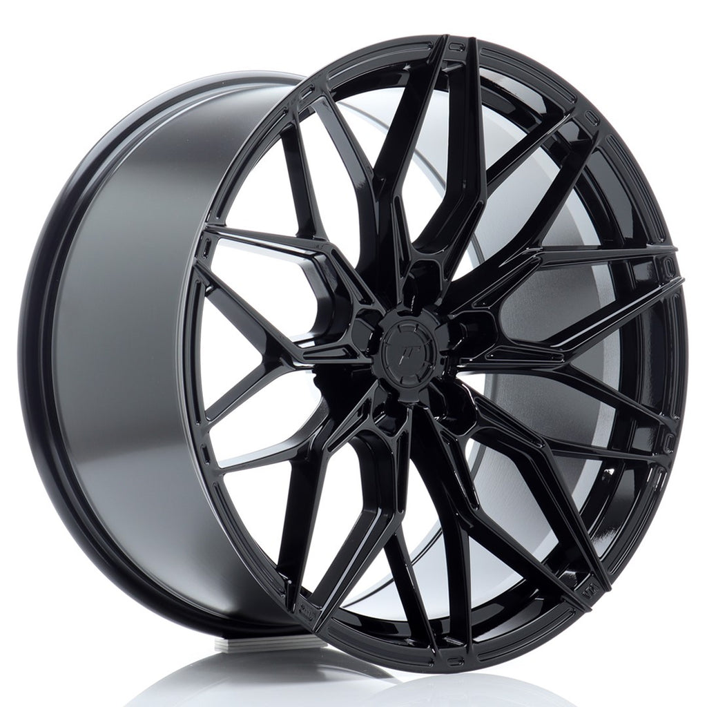 Cerchio in Lega JAPAN RACING JR46 20x10,5 ET15-35 5H con foratura su misura Gloss Black