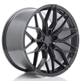 Cerchio in Lega JAPAN RACING JR46 20x10,5 ET15-35 5H con foratura su misura Hyper Gray