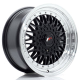 Cerchio in Lega JAPAN RACING JR9 16x7.5 ET25 4x100/108 Gloss Black w/Machined Lip