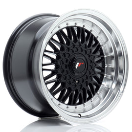 Cerchio in Lega JAPAN RACING JR9 17x10 ET20 5x112/120 Gloss Black w/ Machined Lip
